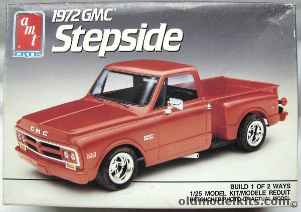 AMT 1/25 1972 Chevrolet GMC Stepside Pickup Truck - Stock or Custom, 6081 plastic model kit